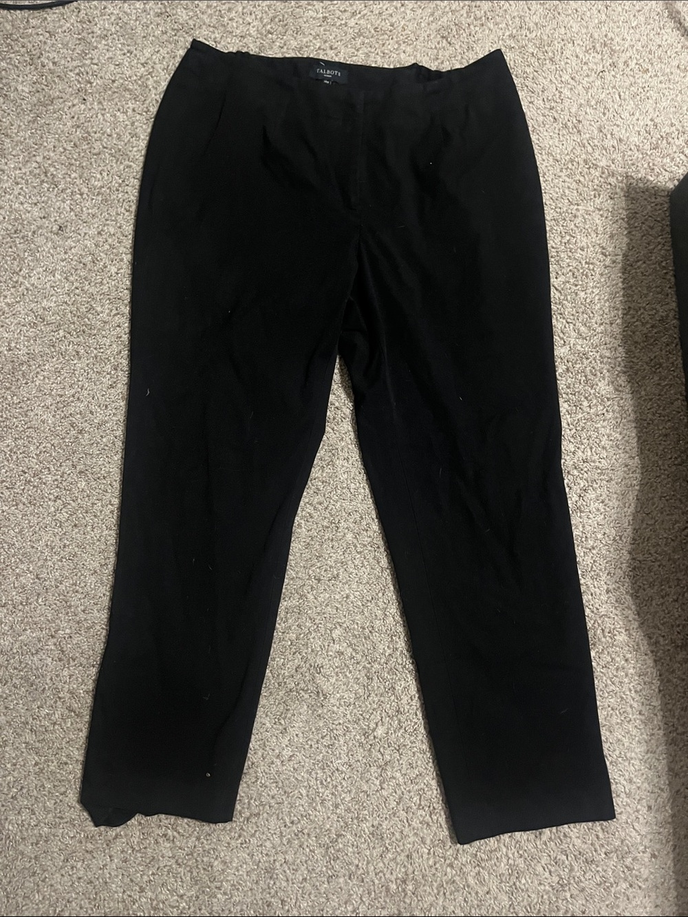 Talbots Black Women's Straight-Leg Dress Trousers